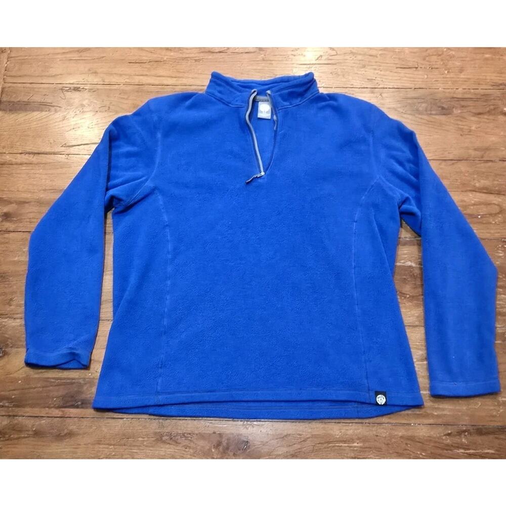Mens REI CO-OP XL Blue 1/4 Zip Fleece Pullover Sweater XL Wallace Lake